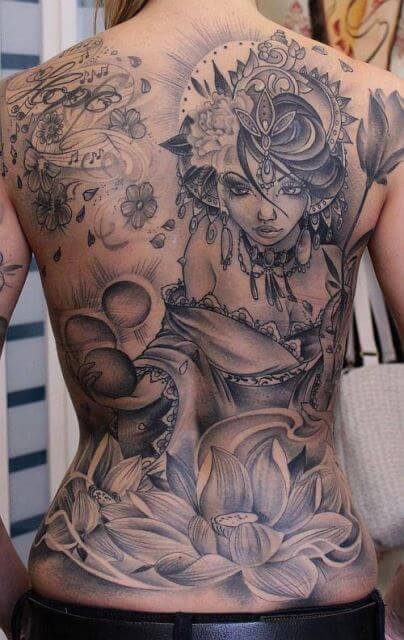 Asian Tattoo For Girl