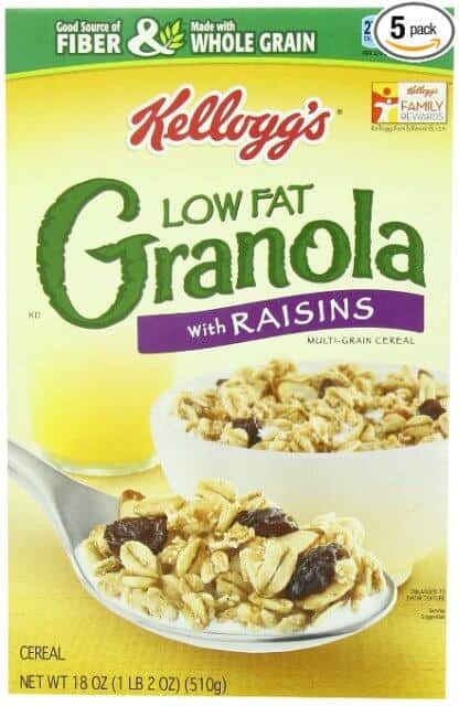 Kellogg's Low Fat Granola With Raisins