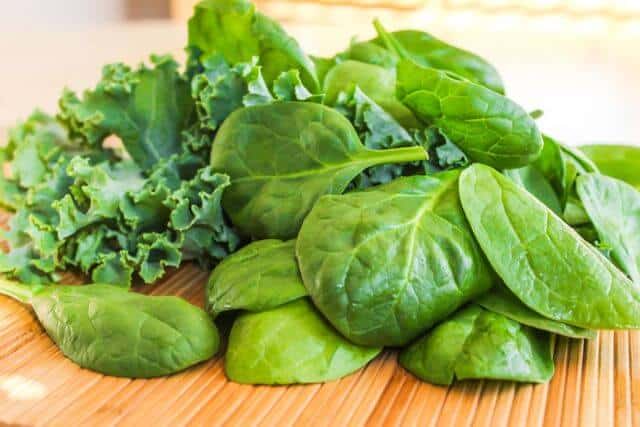 Green leafy vegetables