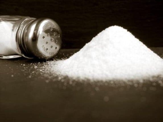 Table salt for ringworm