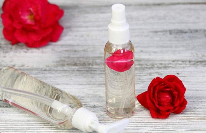 DIY face pack using rose petals