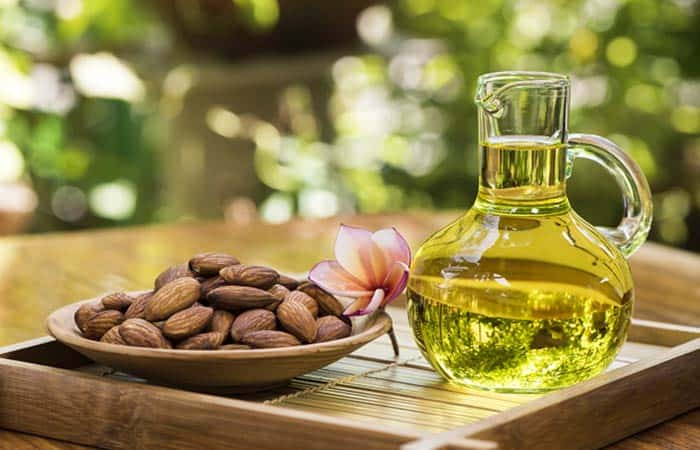 Almond oil for dry nose