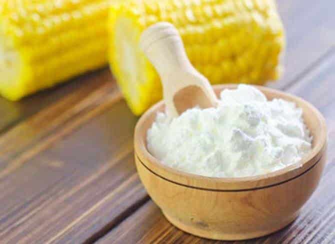 Modified corn starch as a food additive