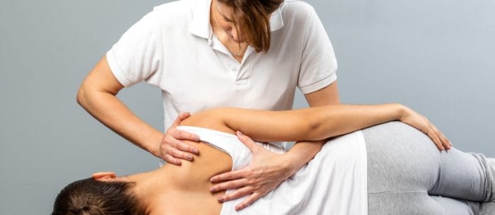 Massage for shoulder blade pain
